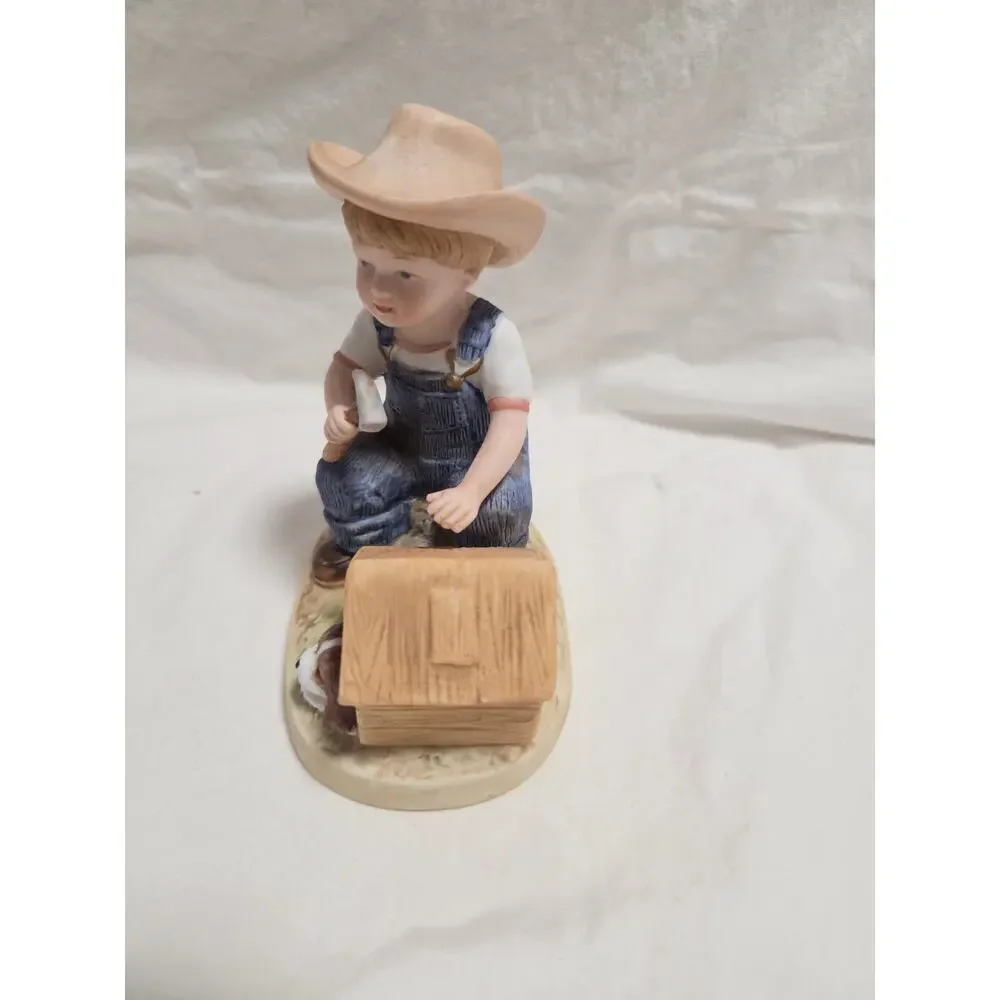 Homco DENIM DAYS Figurine - Beautiful Piece